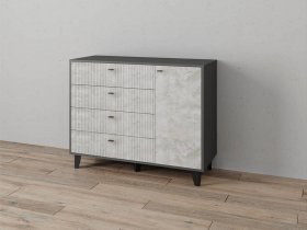 Комод «Катрин-13» (графит/мальта) в Красной Сибири - krasnaya-sibir.mebel-nsk.ru | фото