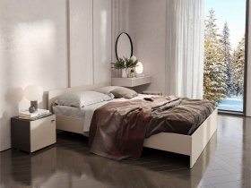 Кровать двухспальная 1,6м Гиза в Красной Сибири - krasnaya-sibir.mebel-nsk.ru | фото