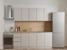 Кухонный гарнитур Мори 2,0 м (сатин) в Красной Сибири - krasnaya-sibir.mebel-nsk.ru | фото