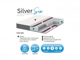 Матрас Silver Six в Красной Сибири - krasnaya-sibir.mebel-nsk.ru | фото