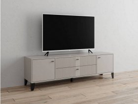 Тумба под ТВ Парус-10 (кашемир/сантьяго софт) в Красной Сибири - krasnaya-sibir.mebel-nsk.ru | фото
